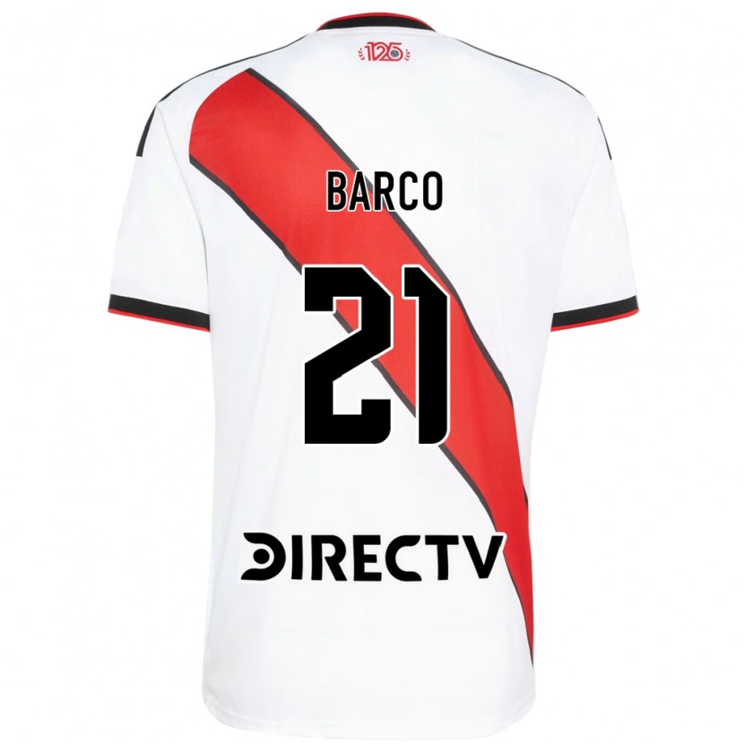 Danxenキッズエセキエル・バルコ#21赤白黒ホームシャツ2026/27ジャージーユニフォーム