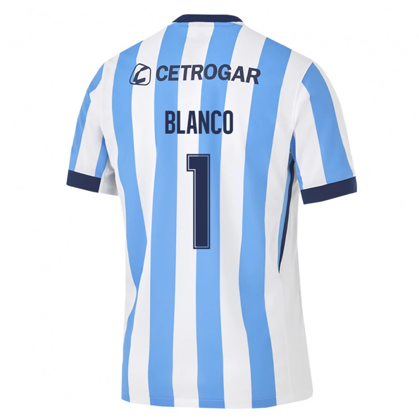 DanxenキッズJulieta Blanco#1薄青白黒ホームシャツ2026/27ジャージーユニフォーム