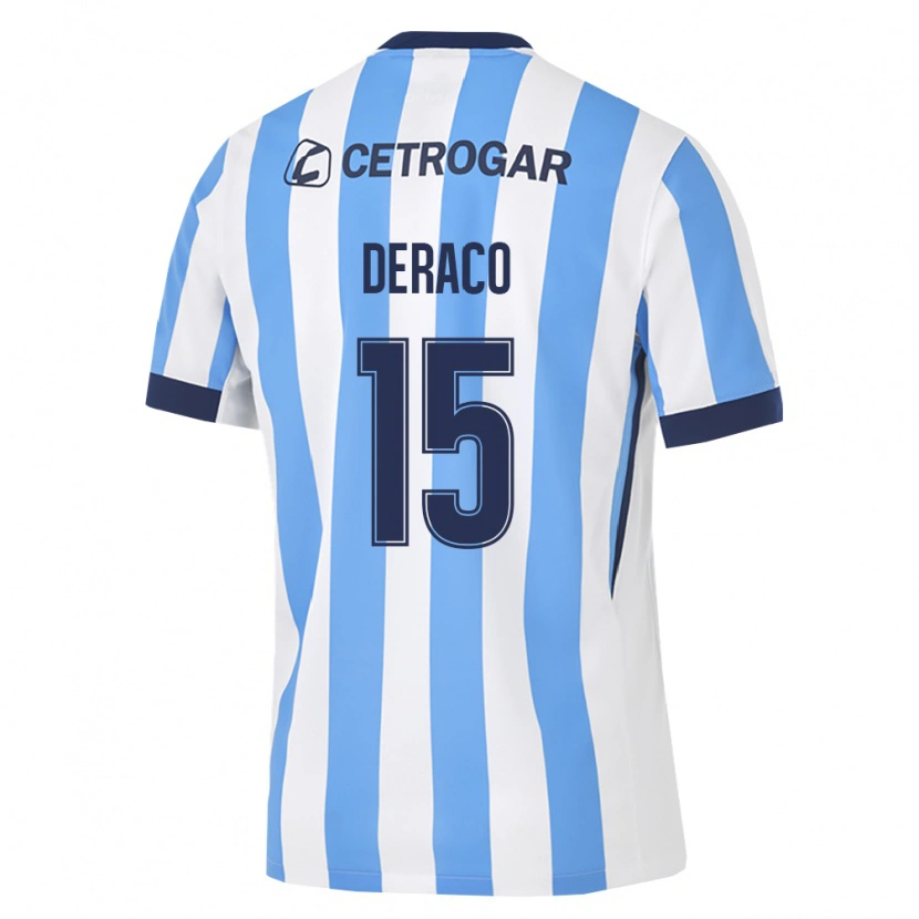 DanxenキッズDante Deraco#15薄青白黒ホームシャツ2026/27ジャージーユニフォーム