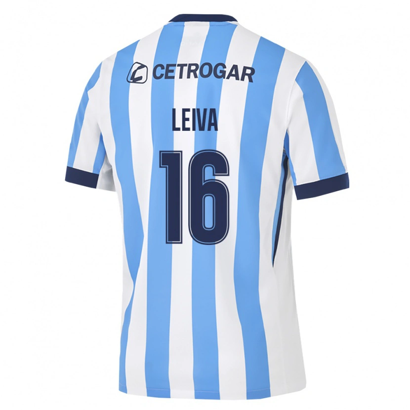 DanxenキッズGonzalo Leiva#16薄青白黒ホームシャツ2026/27ジャージーユニフォーム