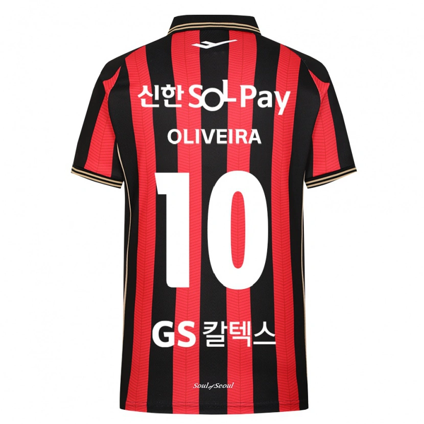 DanxenキッズAnderson Oliveira#10赤白黒ホームシャツ2026/27ジャージーユニフォーム
