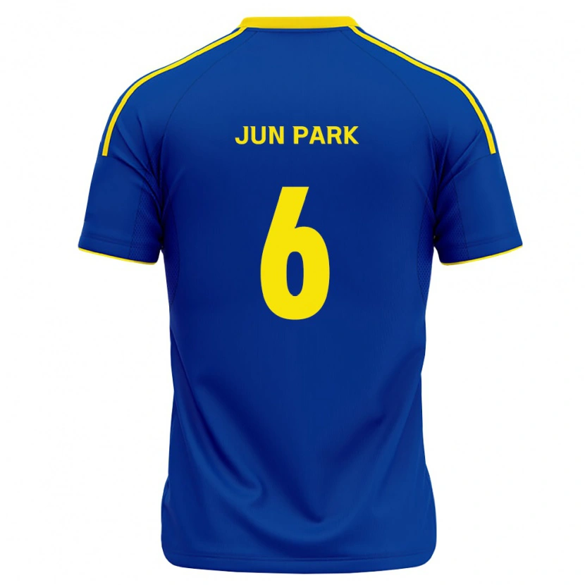 DanxenキッズJun Park#6ロイヤルブルー黄ホームシャツ2026/27ジャージーユニフォーム