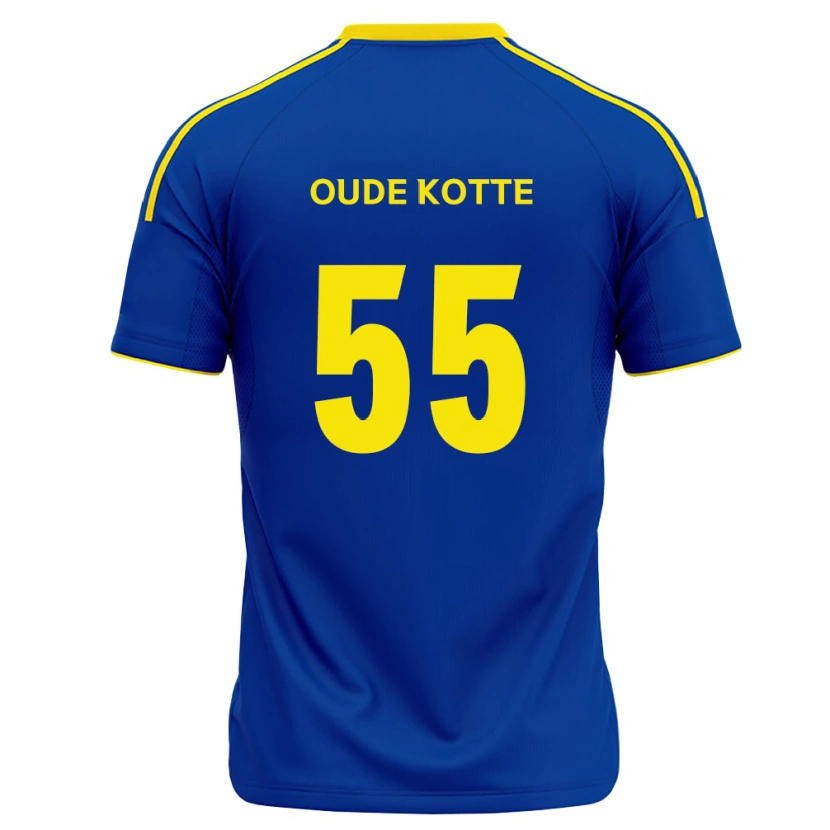 DanxenキッズThomas Oude Kotte#55ロイヤルブルー黄ホームシャツ2026/27ジャージーユニフォーム