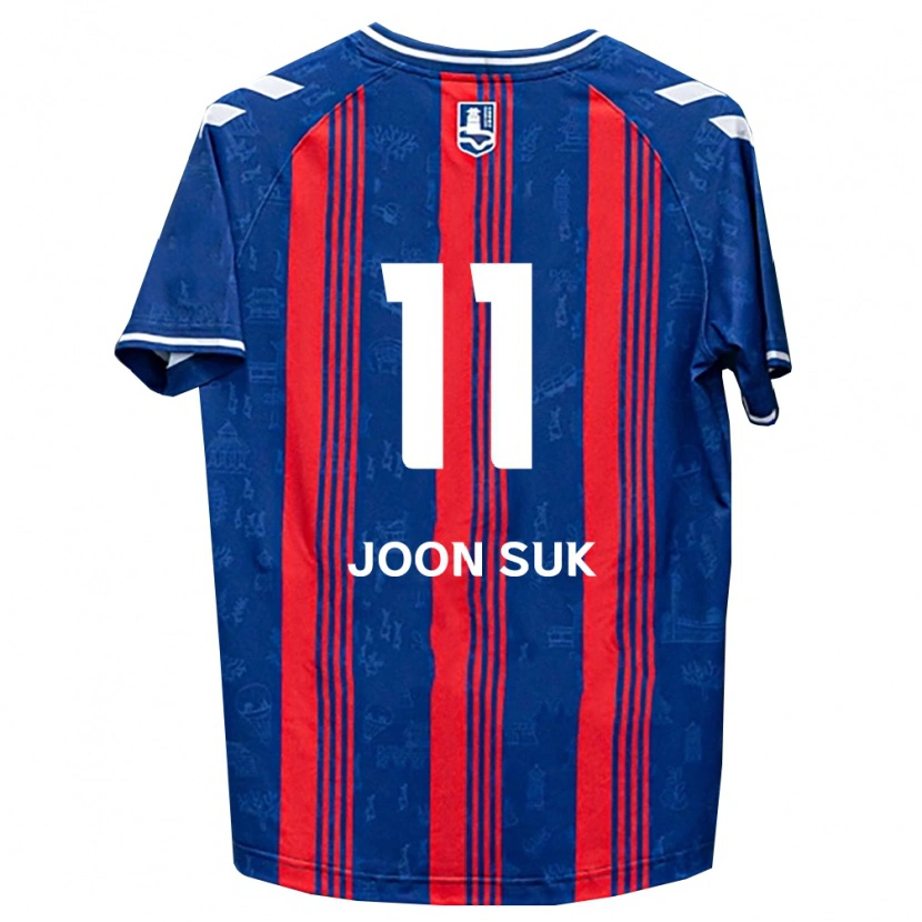 DanxenキッズJoon-Suk Lee#11青赤白ホームシャツ2026/27ジャージーユニフォーム