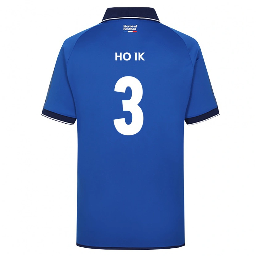 DanxenキッズHo-Ik Jang#3ロイヤルブルー白赤ホームシャツ2026/27ジャージーユニフォーム