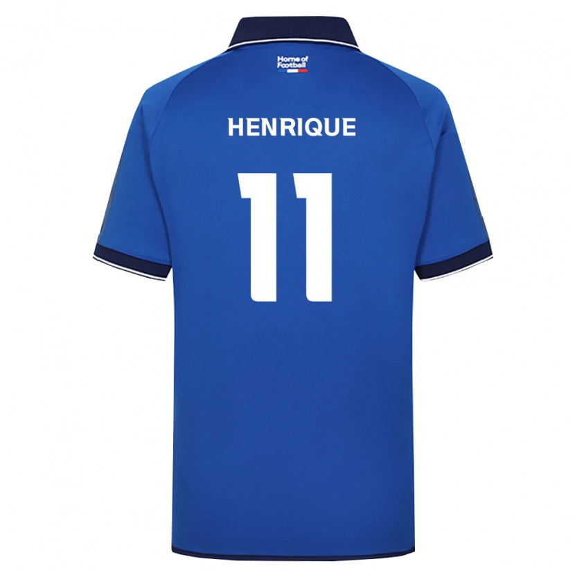 Danxenキッズパウロ・エンヒキ#11ロイヤルブルー白赤ホームシャツ2026/27ジャージーユニフォーム