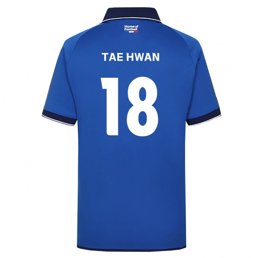 DanxenキッズTae-Hwan Jeong#18ロイヤルブルー白赤ホームシャツ2026/27ジャージーユニフォーム