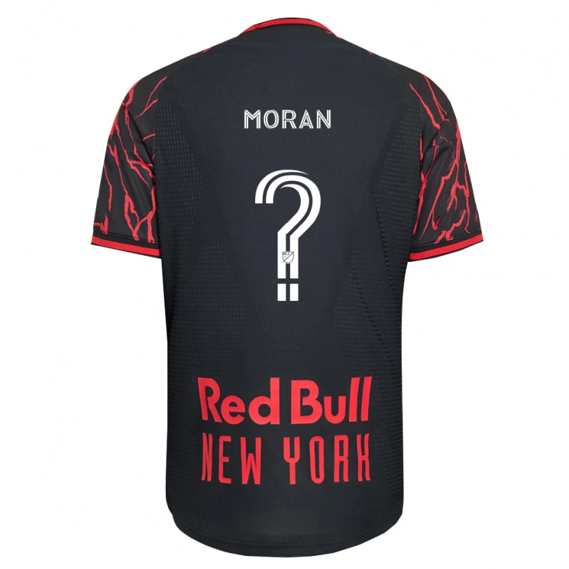 DanxenキッズFinn Moran#0赤黒白ホームシャツ2026/27ジャージーユニフォーム