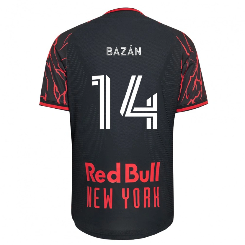Danxenキッズフリアン・バサン#14赤黒白ホームシャツ2026/27ジャージーユニフォーム