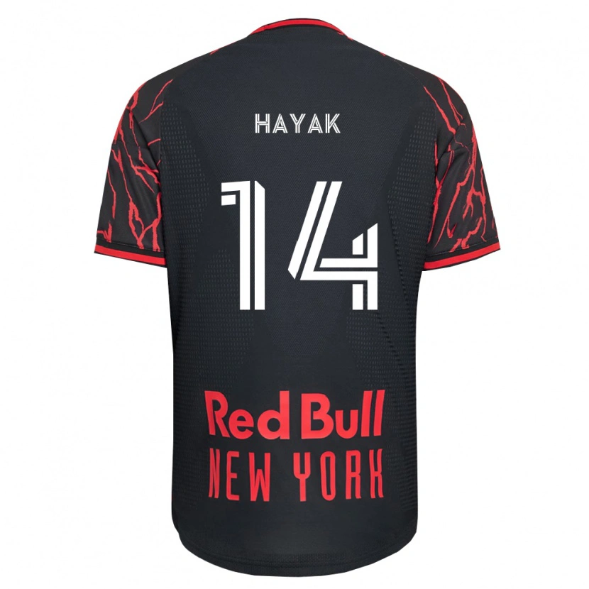 DanxenキッズAri Hayak#14赤黒白ホームシャツ2026/27ジャージーユニフォーム