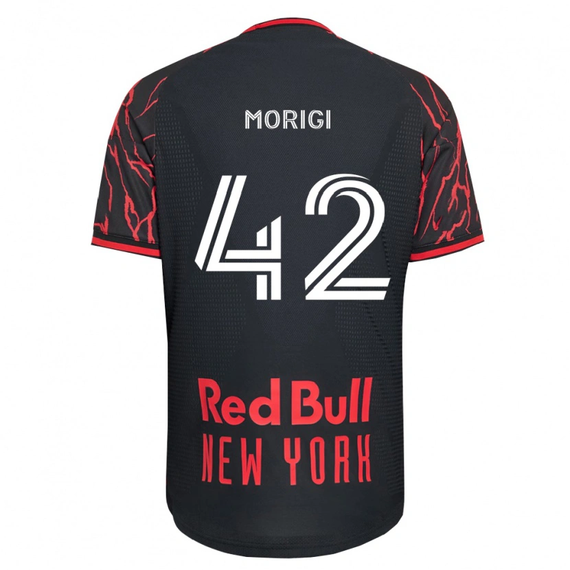 DanxenキッズMarco Morigi#42赤黒白ホームシャツ2026/27ジャージーユニフォーム