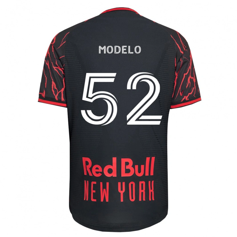 DanxenキッズAimar Modelo#52赤黒白ホームシャツ2026/27ジャージーユニフォーム