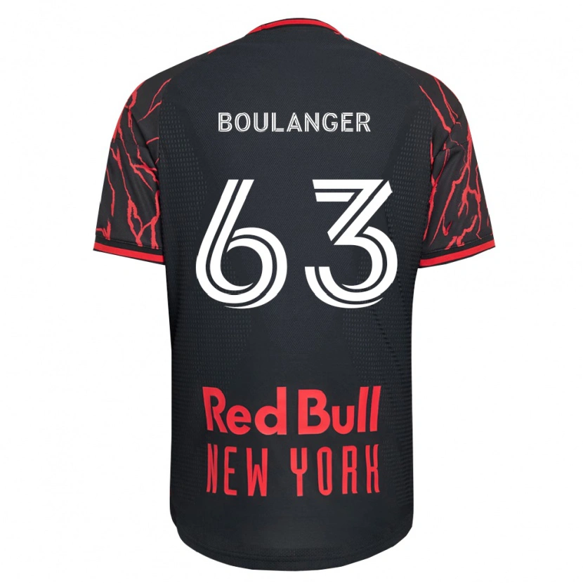 DanxenキッズBrady Boulanger#63赤黒白ホームシャツ2026/27ジャージーユニフォーム