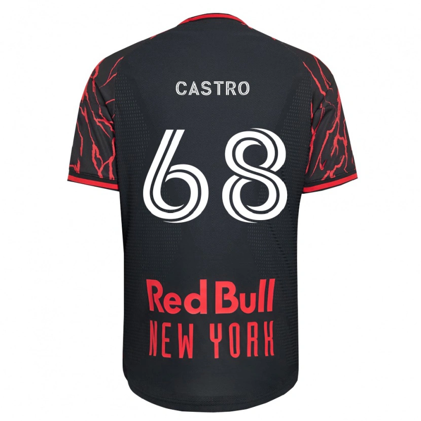 DanxenキッズBradley Castro#68赤黒白ホームシャツ2026/27ジャージーユニフォーム