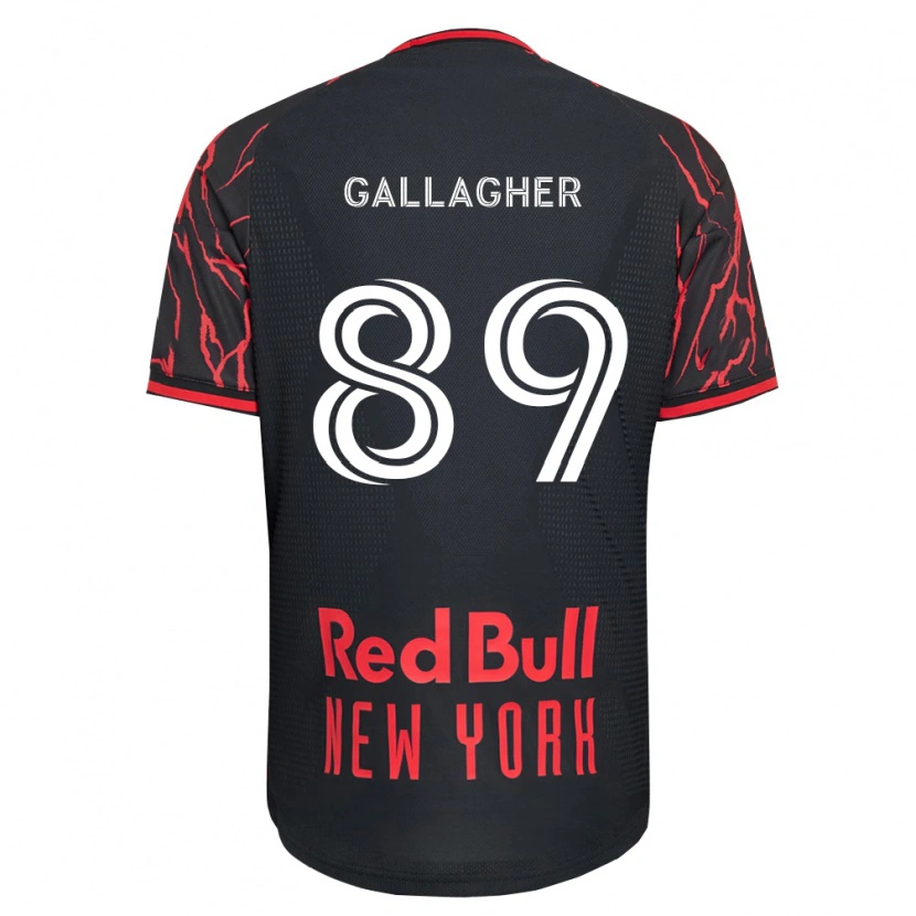 DanxenキッズChristian Gallagher#89赤黒白ホームシャツ2026/27ジャージーユニフォーム