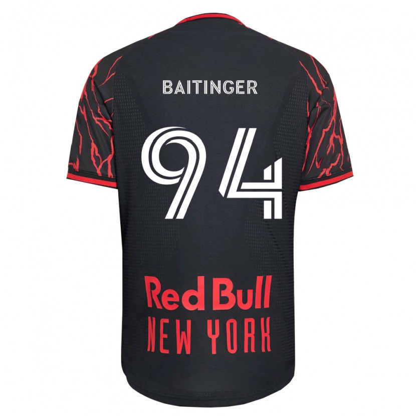 DanxenキッズSean Baitinger#94赤黒白ホームシャツ2026/27ジャージーユニフォーム