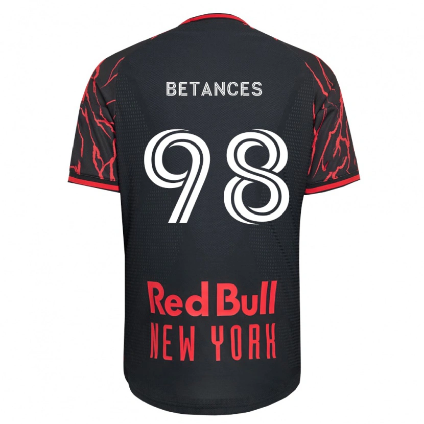 DanxenキッズAidan Betances#98赤黒白ホームシャツ2026/27ジャージーユニフォーム