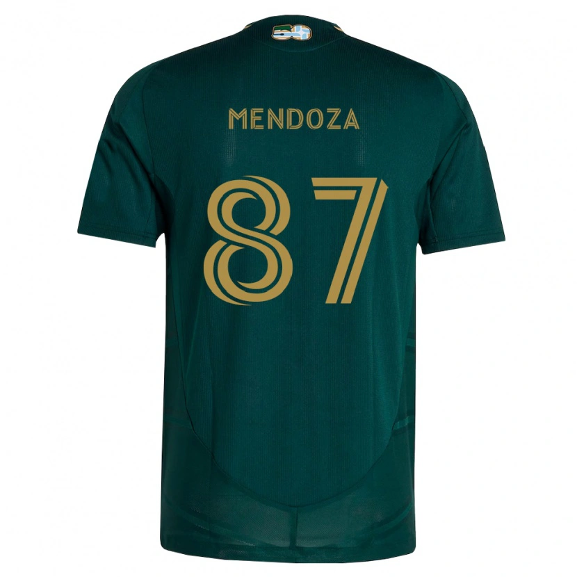 DanxenキッズChristian Mendoza#87濃緑茶ホームシャツ2026/27ジャージーユニフォーム