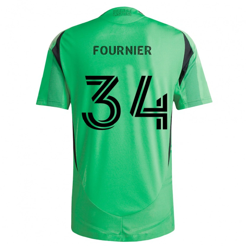 Danxenキッズドライク・フォーニアー#34エメラルド黒ホームシャツ2026/27ジャージーユニフォーム