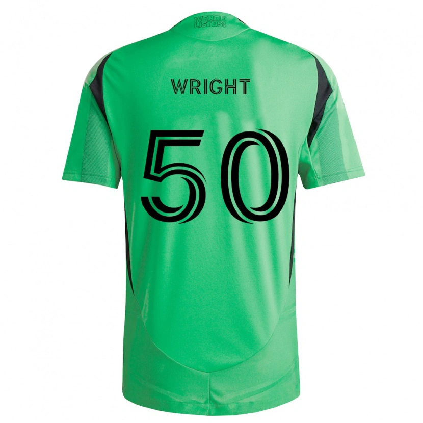 DanxenキッズDaniel Wright#50エメラルド黒ホームシャツ2026/27ジャージーユニフォーム