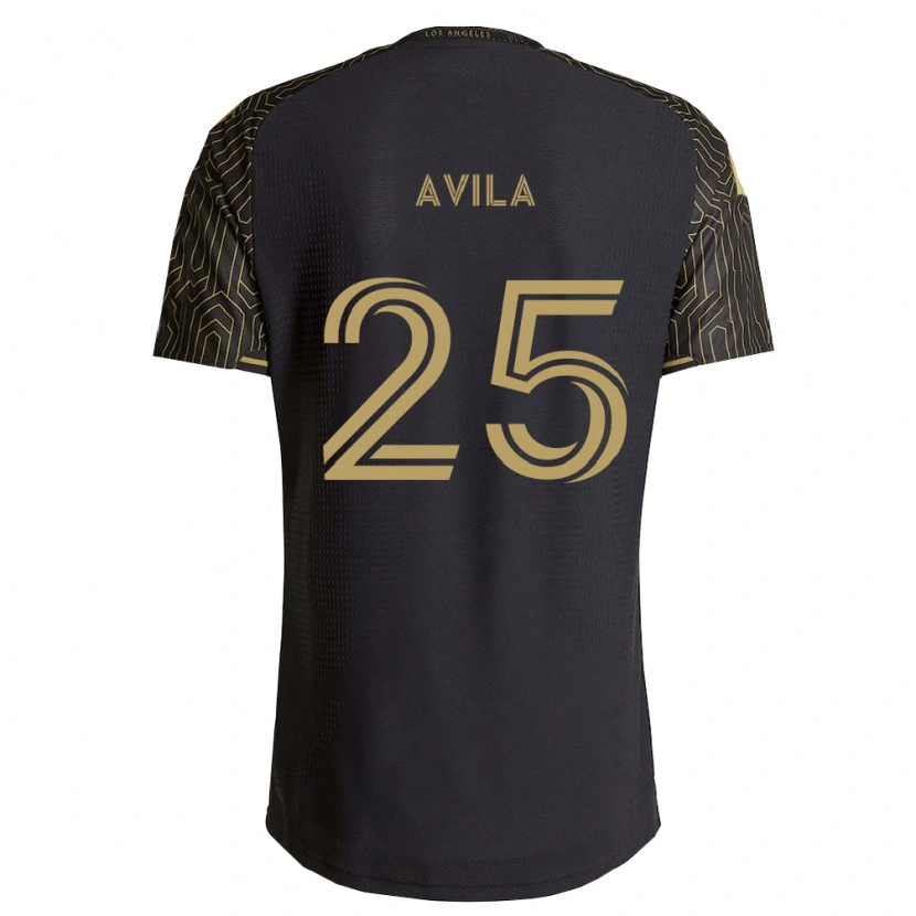 DanxenキッズArmando Avila#25茶黒ホームシャツ2026/27ジャージーユニフォーム