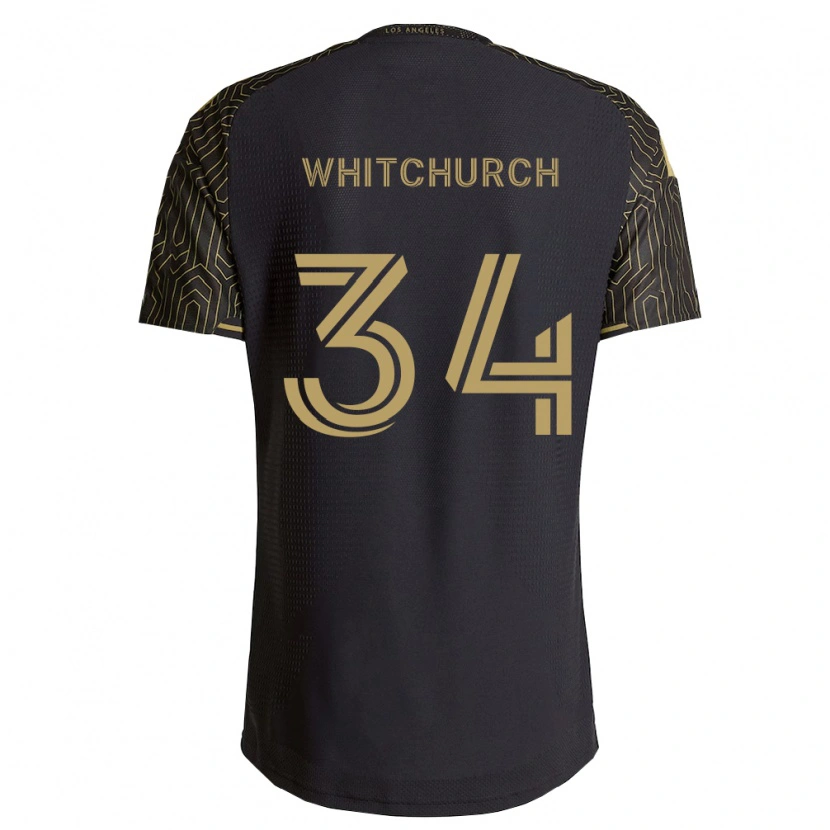 DanxenキッズGiuliano Whitchurch#34茶黒ホームシャツ2026/27ジャージーユニフォーム