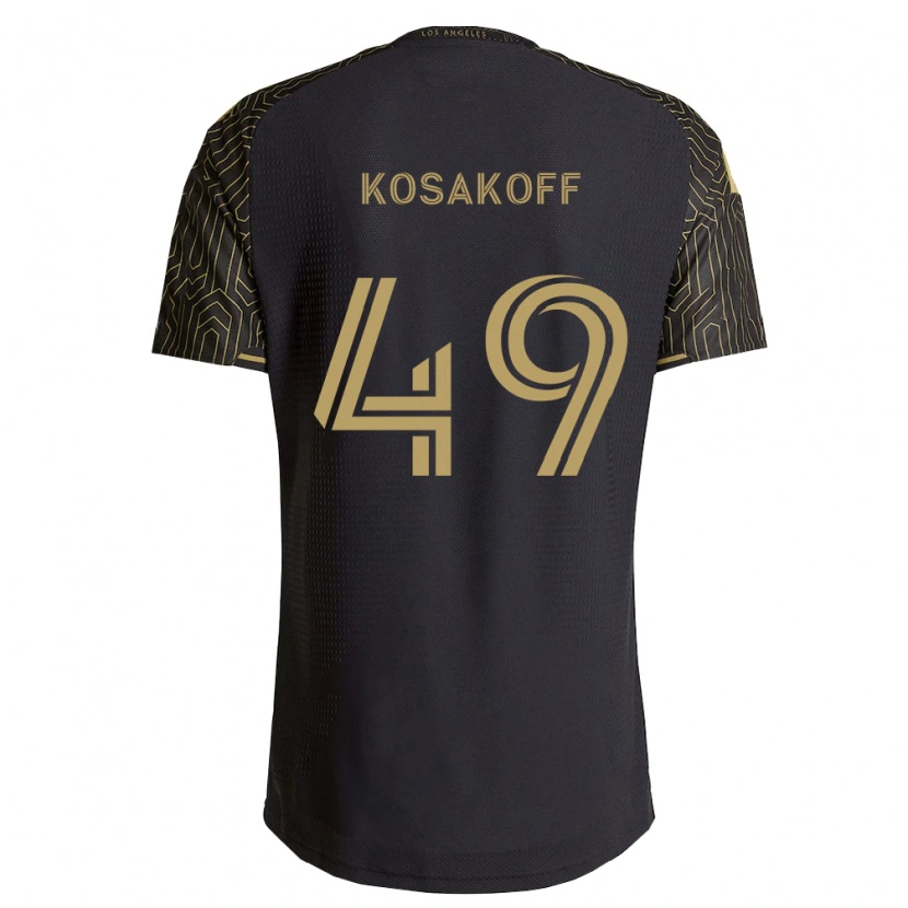 DanxenキッズCharlie Kosakoff#49茶黒ホームシャツ2026/27ジャージーユニフォーム