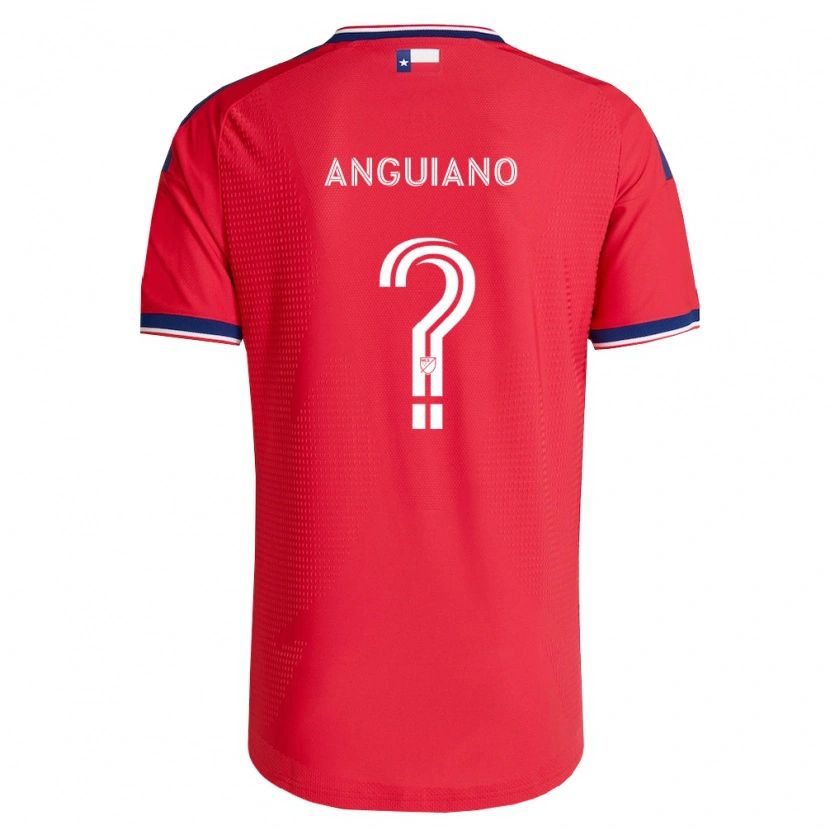 DanxenキッズAdrian Anguiano#0赤青白ホームシャツ2026/27ジャージーユニフォーム