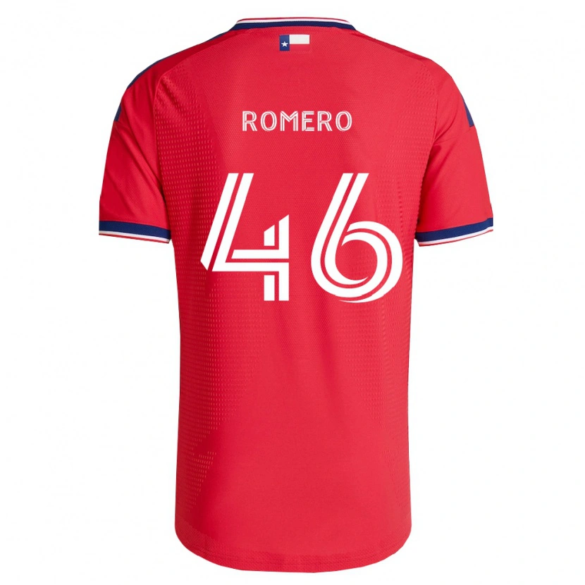 Danxenキッズイサーク・ロメロ#46赤青白ホームシャツ2026/27ジャージーユニフォーム