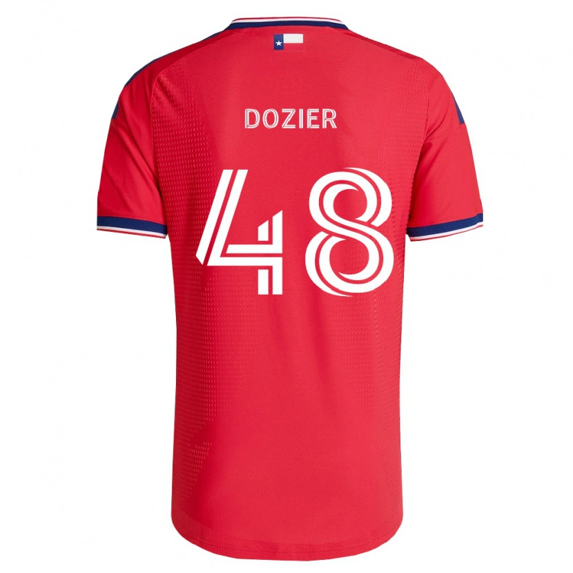 DanxenキッズJonathon Dozier#48赤青白ホームシャツ2026/27ジャージーユニフォーム