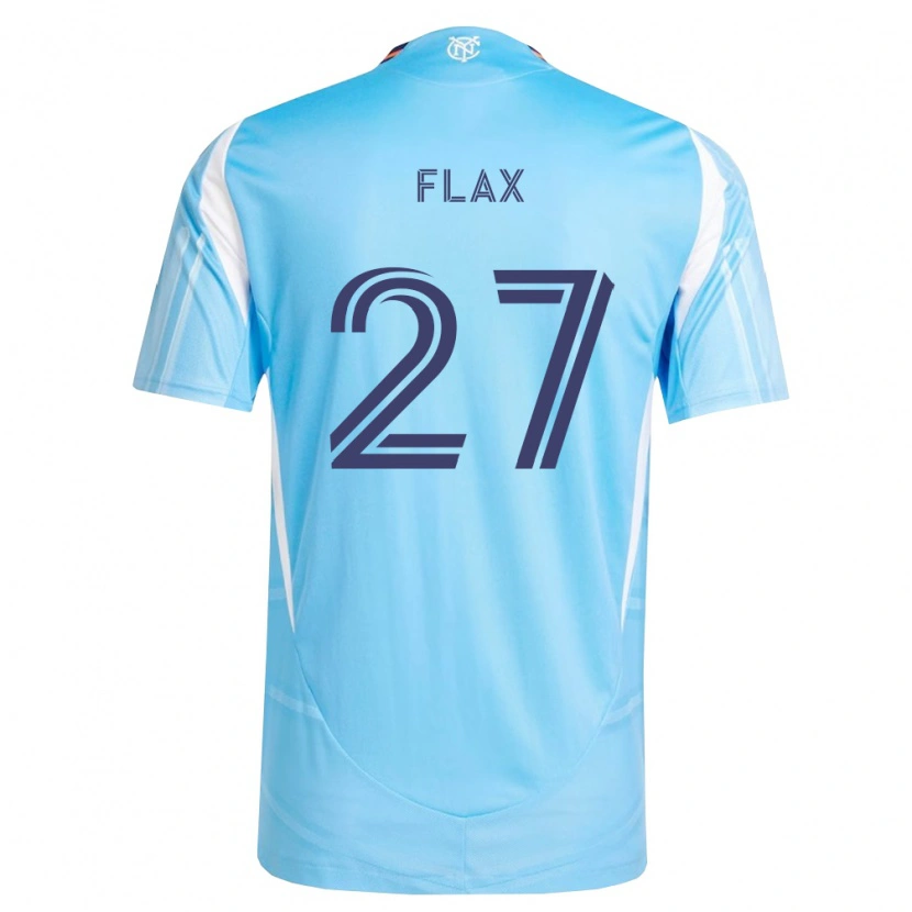 DanxenキッズCooper Flax#27空色白ホームシャツ2026/27ジャージーユニフォーム