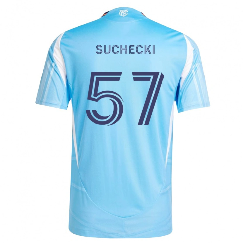 DanxenキッズJoe Suchecki#57空色白ホームシャツ2026/27ジャージーユニフォーム