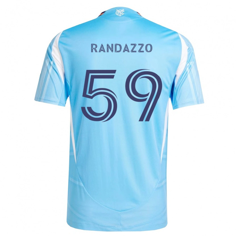 DanxenキッズDylan Randazzo#59空色白ホームシャツ2026/27ジャージーユニフォーム
