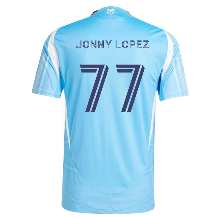 DanxenキッズJonny Lopez#77空色白ホームシャツ2026/27ジャージーユニフォーム