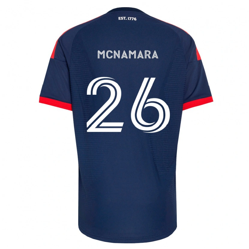 Danxenキッズトミー・マクナマラ#26ロイヤルブルー赤白ホームシャツ2026/27ジャージーユニフォーム