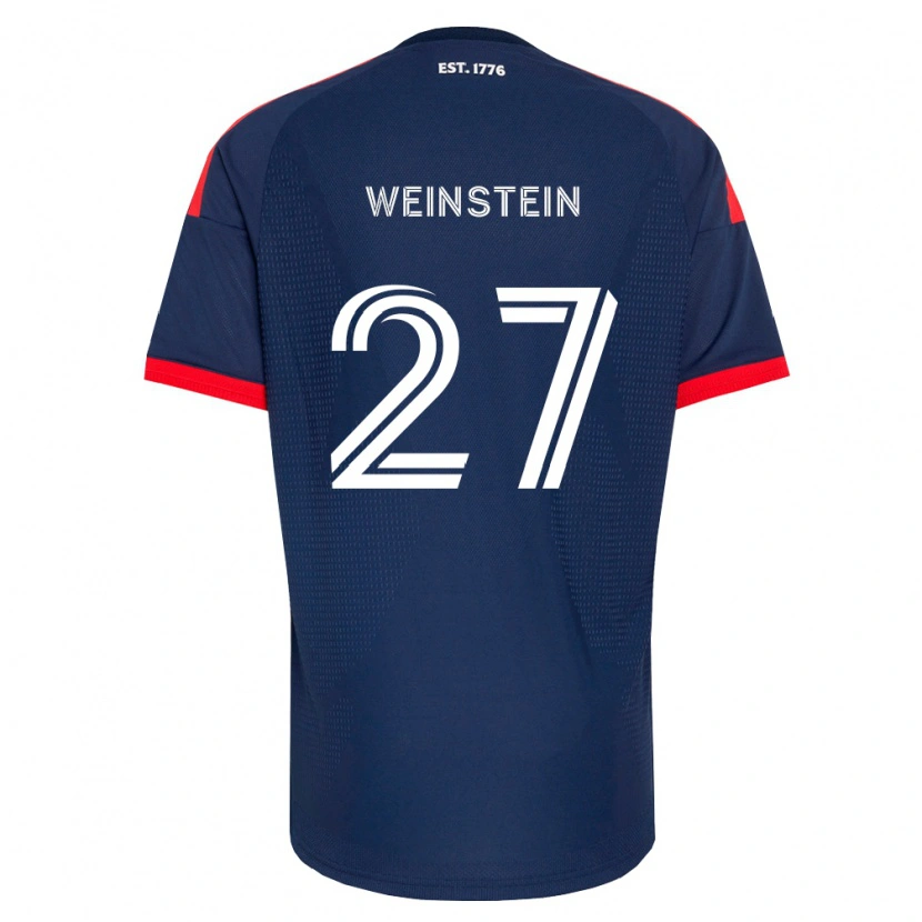 DanxenキッズMax Weinstein#27ロイヤルブルー赤白ホームシャツ2026/27ジャージーユニフォーム