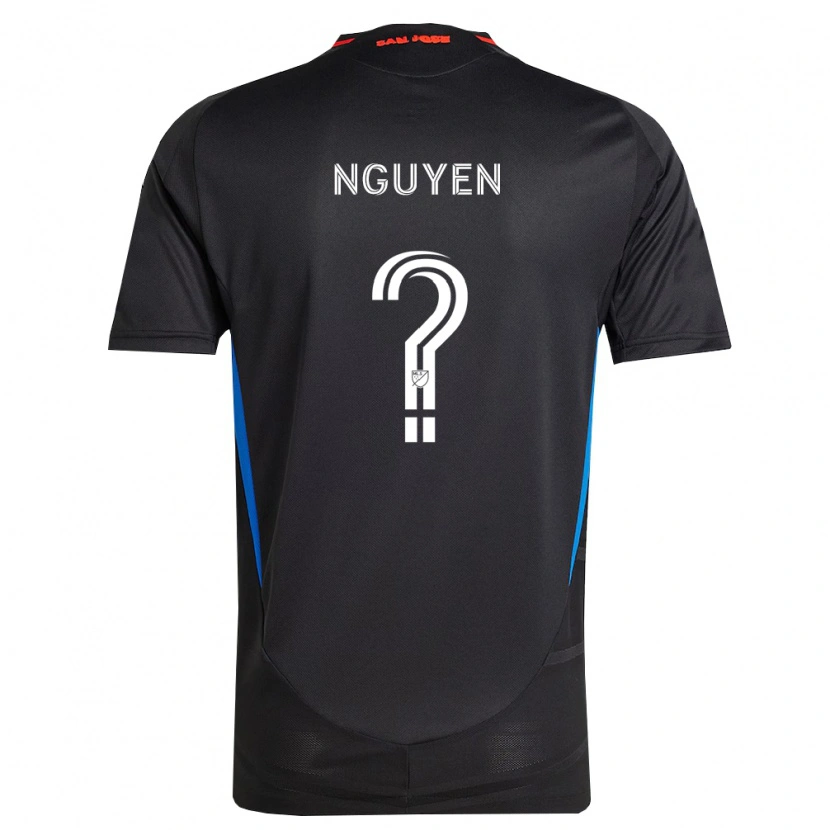 DanxenキッズChristopher Nguyen#0青白黒ホームシャツ2026/27ジャージーユニフォーム