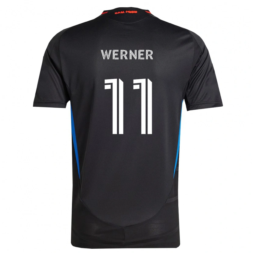Danxenキッズティモ・ヴェルナー#11青白黒ホームシャツ2026/27ジャージーユニフォーム