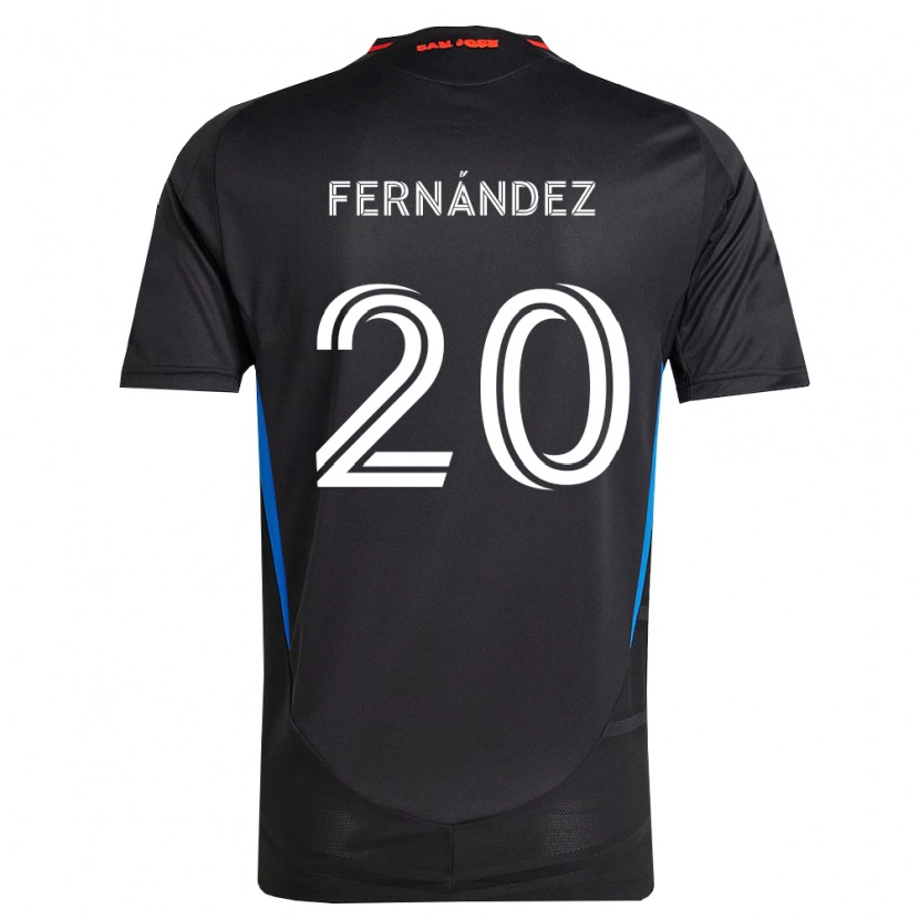 Danxenキッズニック・フェルナンデス#20青白黒ホームシャツ2026/27ジャージーユニフォーム