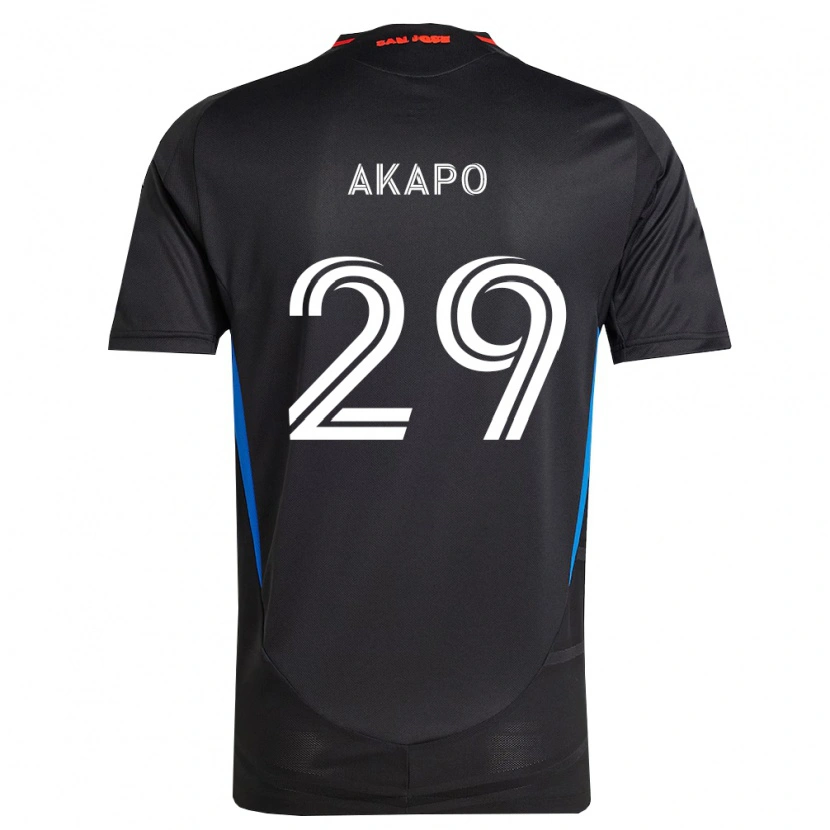 Danxenキッズカルロス・アカポ#29青白黒ホームシャツ2026/27ジャージーユニフォーム
