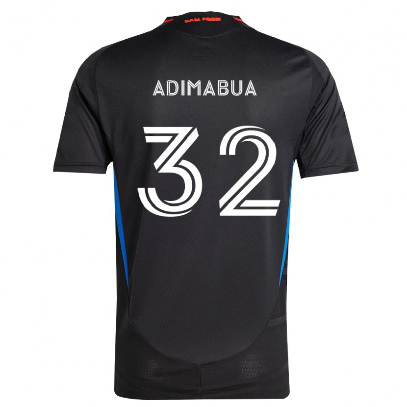 DanxenキッズNonso Adimabua#32青白黒ホームシャツ2026/27ジャージーユニフォーム