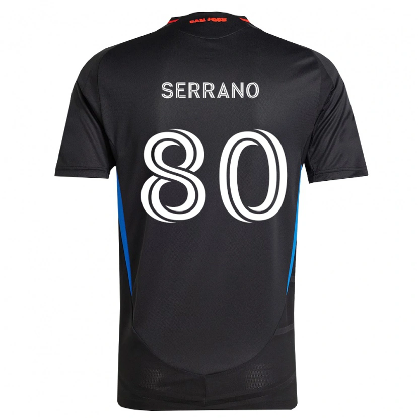 DanxenキッズDavid Serrano#80青白黒ホームシャツ2026/27ジャージーユニフォーム
