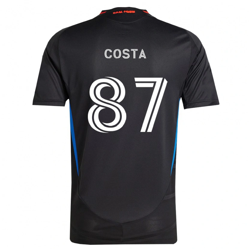 DanxenキッズVítor Costa#87青白黒ホームシャツ2026/27ジャージーユニフォーム