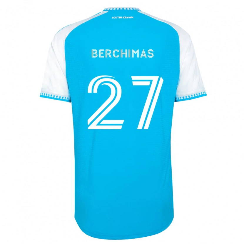 Danxenキッズニムファシャ・バーチマス#27空色白黒ホームシャツ2026/27ジャージーユニフォーム