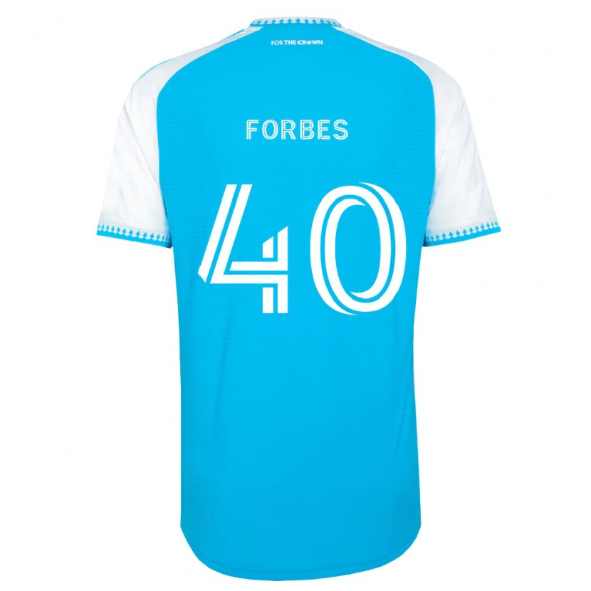 DanxenキッズJahlane Forbes#40空色白黒ホームシャツ2026/27ジャージーユニフォーム