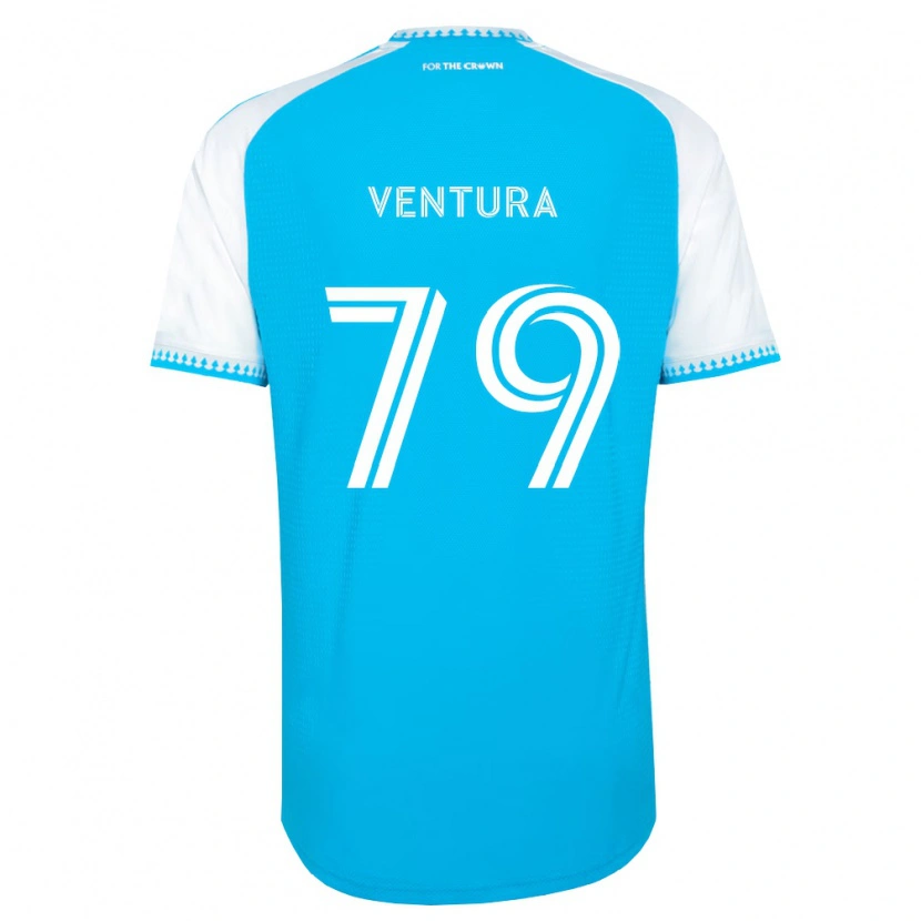DanxenキッズSebastian Ventura#79空色白黒ホームシャツ2026/27ジャージーユニフォーム