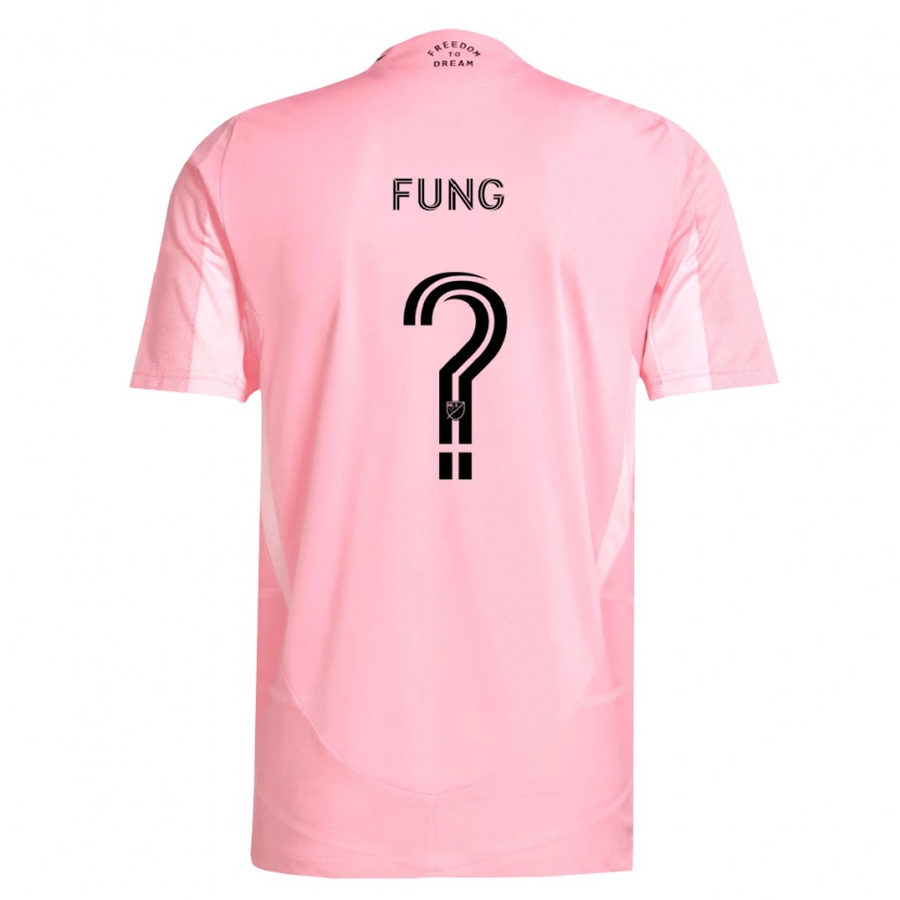 DanxenキッズVictor Fung#0ピンク黒ホームシャツ2026/27ジャージーユニフォーム