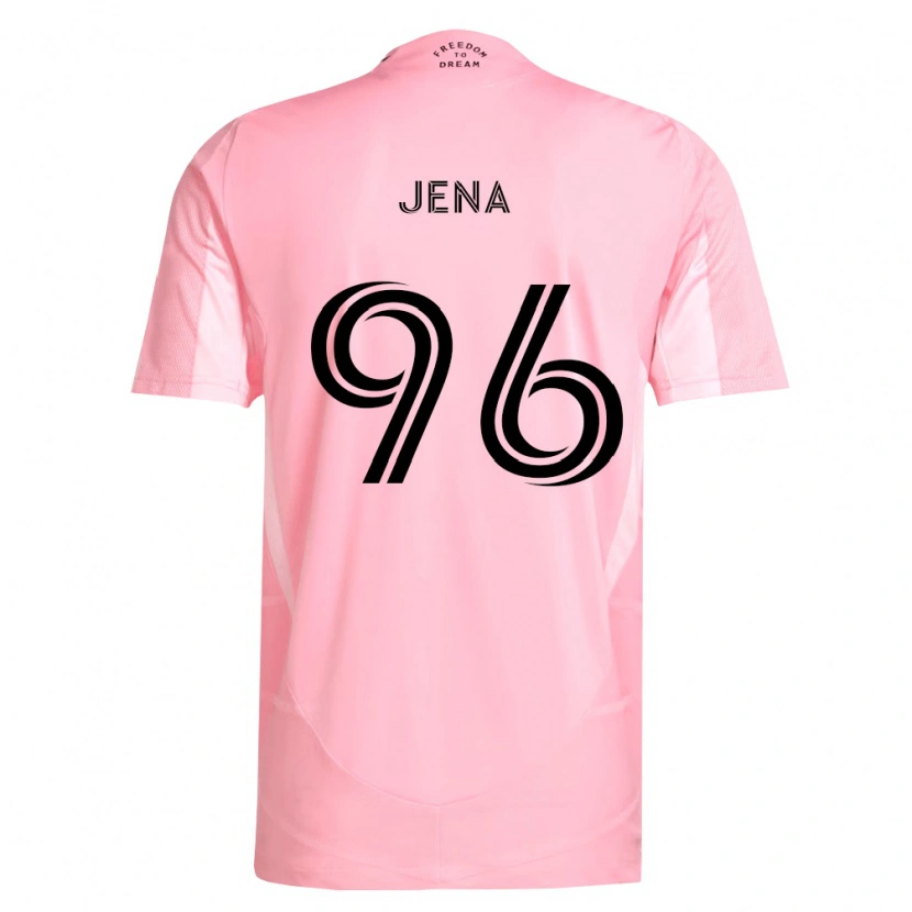 DanxenキッズNessim Jena#96ピンク黒ホームシャツ2026/27ジャージーユニフォーム