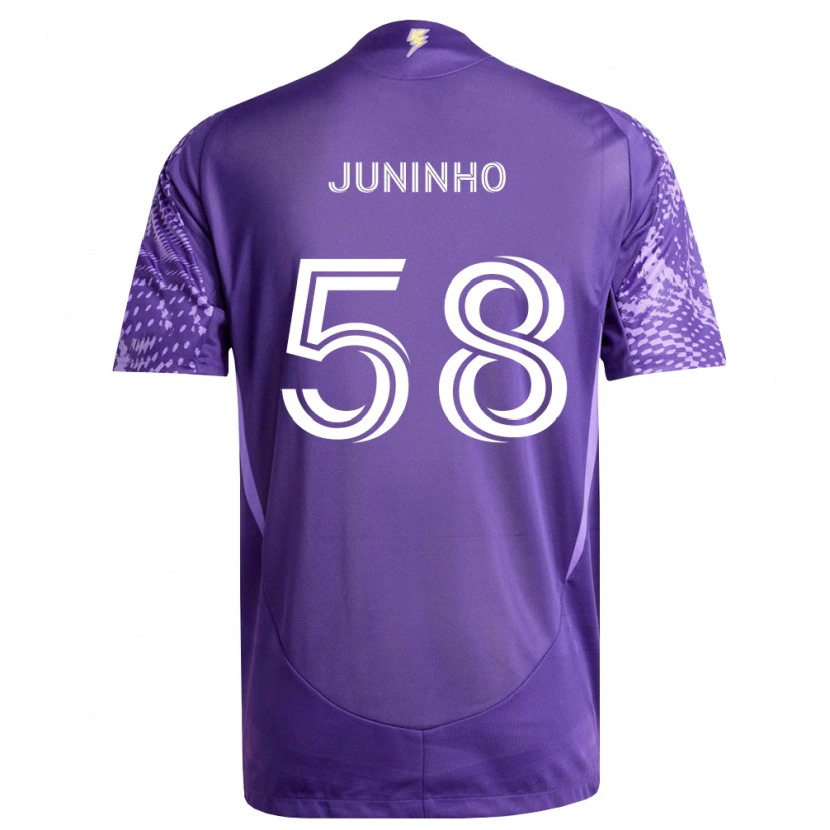 Danxenキッズジュニーニョ・ペルナンブカーノ#58紫白ホームシャツ2026/27ジャージーユニフォーム