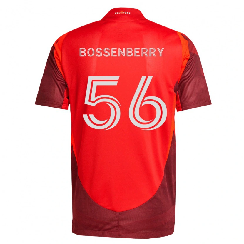 DanxenキッズAntone Bossenberry#56バーガンディ赤ホームシャツ2026/27ジャージーユニフォーム